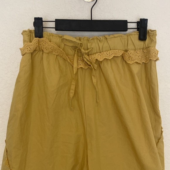 Free People Yellow Cropped Jumpsuit - Picture 6 of 10